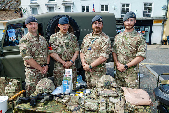 Armed Forces day on Diss Market Place