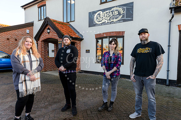 Curious Crow Tattoo and Piecing Parlour in Wills Yard, Diss