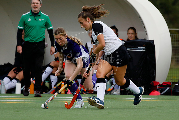 Hockey action from Harleston Magpies Ladies’ I vs Sevenoaks I