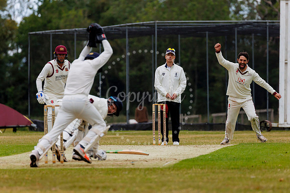 Cricket action from Garboldisham v Fakenham