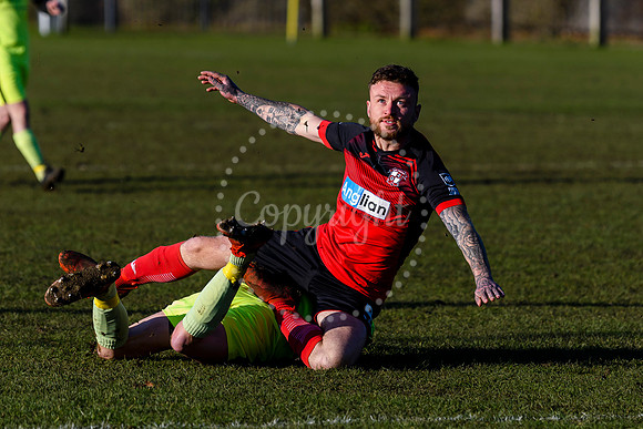 Football action from Long Stratton v Norwich CBS