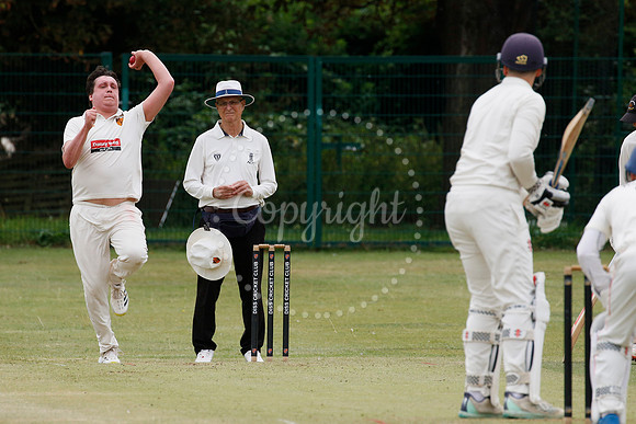 Cricket action from Diss vs Thetford Town