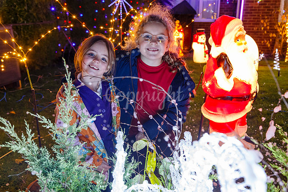 Feltwell charity Christmas lights display