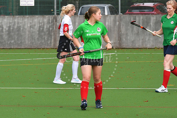 Newark Ladies 2nds ( white) v Newark Ladies 3rds (green) hockey