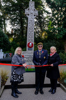 Official unveiling of the war memorial in Harleston