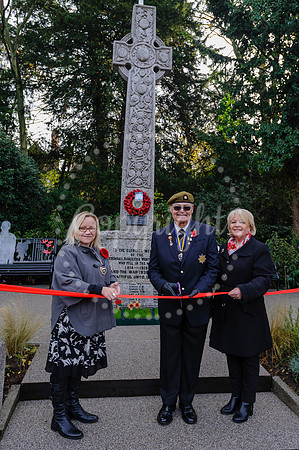 Official unveiling of the war memorial in Harleston
