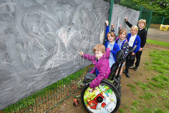 Farnsfield St Michael's primary school, new outdoor area