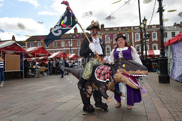 Steampunk Festival in Newark Market Place