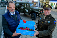 The launch of the Poppy Appeal in Diss Market Place by the Royal British Legion