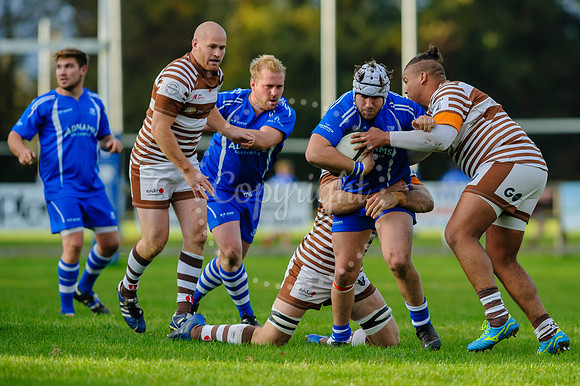Rugby action from Diss v Southend Saxons in London 1 North.