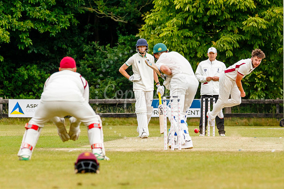 Cricket action from Old Buckenham v Norwich