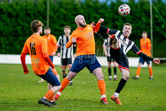 Football action from Diss Town vs Harwich & Parkeston