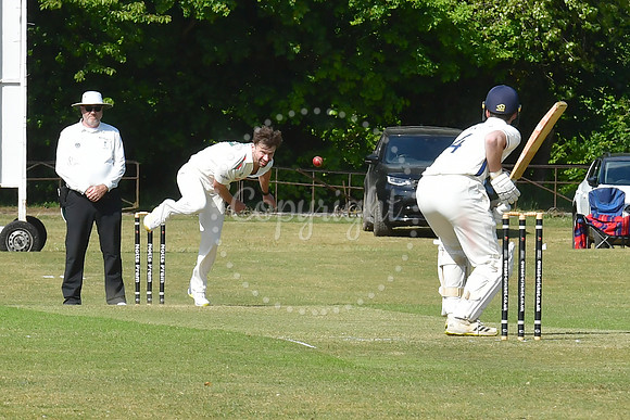 Collingham 1st XI v Attenborough cricket action