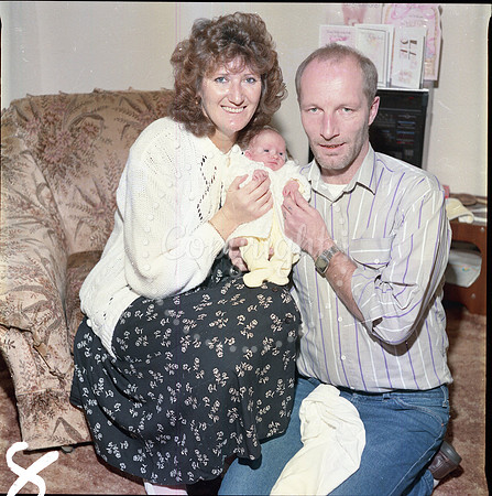Barry and Liz Jenkins with miracle baby