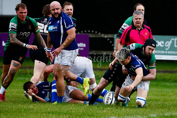Rugby action from Diss vs Newmarket