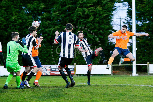 Football action from Diss Town vs Harwich & Parkeston