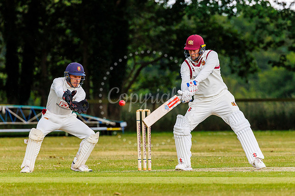 Cricket action from Garboldisham v Fakenham