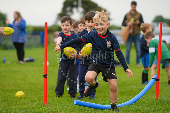 George Lambton playing fieldNewmarket Rugby Club mini eggs..you