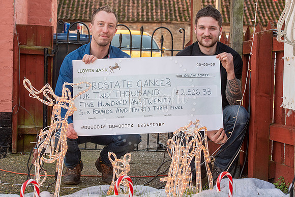 High Street, ChippenhamCheque presentation by Liam Collis and R