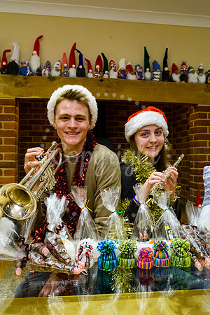Matt and Anna Thompson who are raising money to go on a world challenge trip to Tanzania in 2019