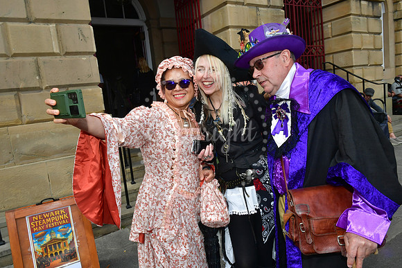 Steampunk Festival in Newark Market Place