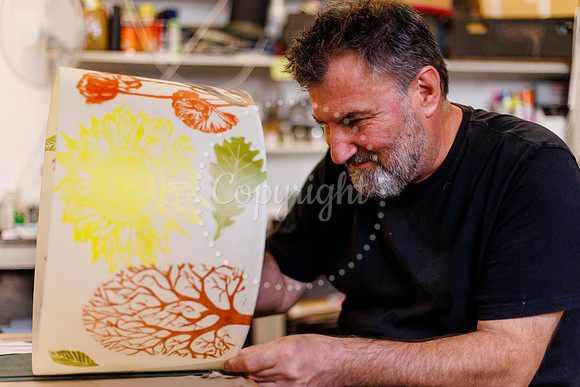 Mike Fenton Artist and Designer at designermakers21 in Diss maki