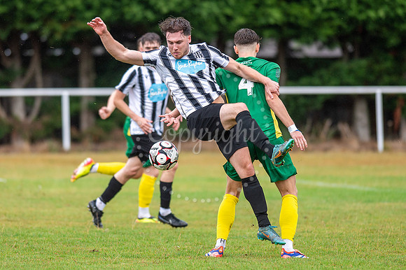 Long Melford v Hullbridge Sports in the FA Vase. Picture by Mark