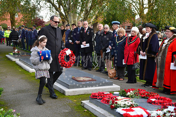 All Souls ceremony at Newark Cemetery polish war graves