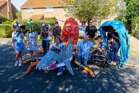 Pulham Market Carnival whose theme this year of ‘Under the Sea