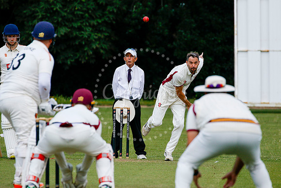 Cricket action from Diss vs Old Buckenham