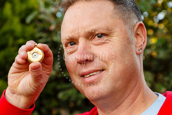 Metal detectorist Rob Webster
