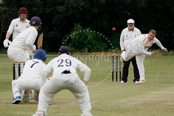 Cricket action from Diss vs Thetford Town