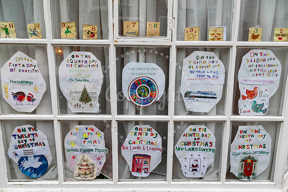 Double Street Advent Windows