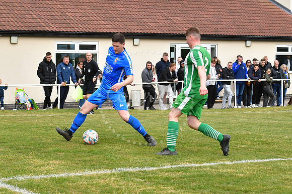 Willie Hall Cup Final. Holy Trinity (Green) v Rose and Crown (Bl