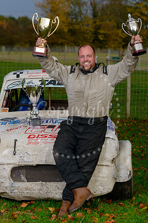 Gavin Taber winner, Classic Hot Rod English points Champion 2018 with his Ford Anglia car.