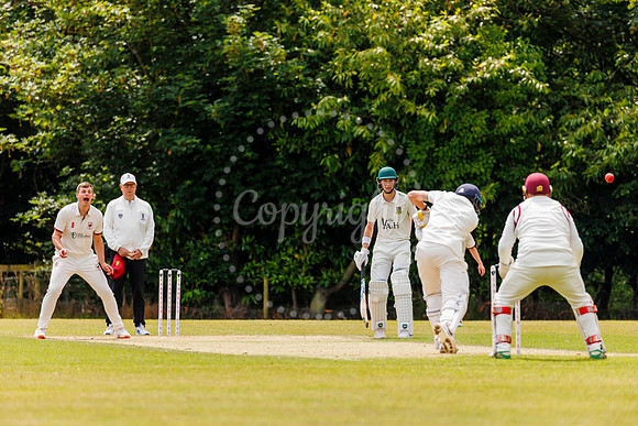 Cricket action from Old Buckenham v Norwich