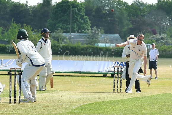 Collingham 1st XI v Attenborough cricket action