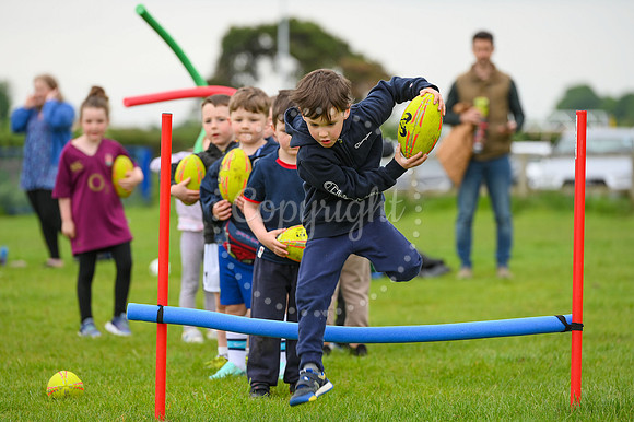 George Lambton playing fieldNewmarket Rugby Club mini eggs..you