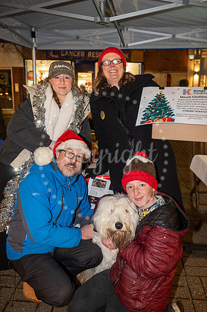 Newmarket Christmas Lights switch on. Picture by Mark Westley