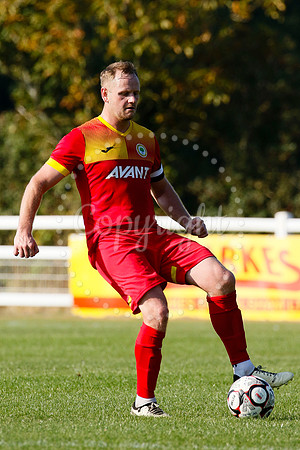 Football action from Walsham-le-Willows vs Fakenham Town