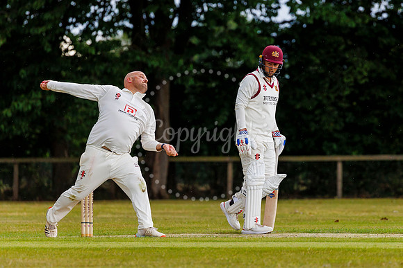 Cricket action from Garboldisham v Fakenham