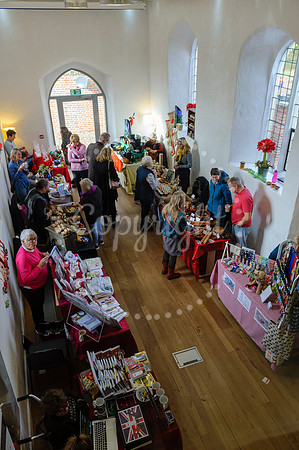 Christmas Craft Fair at the Pennoyer Centre in Pulham St Mary,
