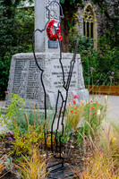 Official unveiling of the war memorial in Harleston