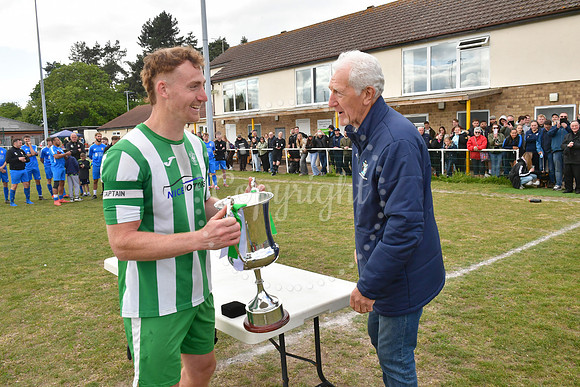 Willie Hall Cup Final. Holy Trinity (Green) v Rose and Crown (Bl