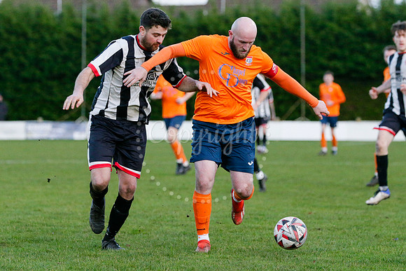 Football action from Diss Town vs Harwich & Parkeston