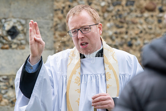 NJ St Martin’s Church, ExningStart of Beating the Bounds walk