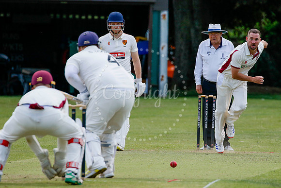 Cricket action from Diss vs Old Buckenham