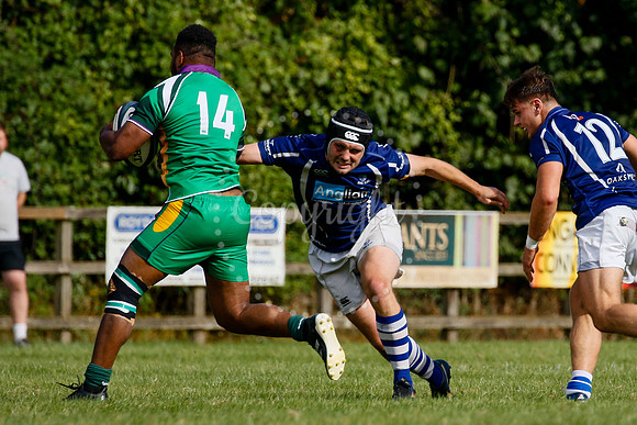 Rugby action from Diss vs Saffron Walden