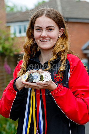 14 year-old Long Stratton High School student Alexandra Woods co