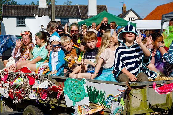 Pulham Market Carnival whose theme this year of ‘Under the Sea